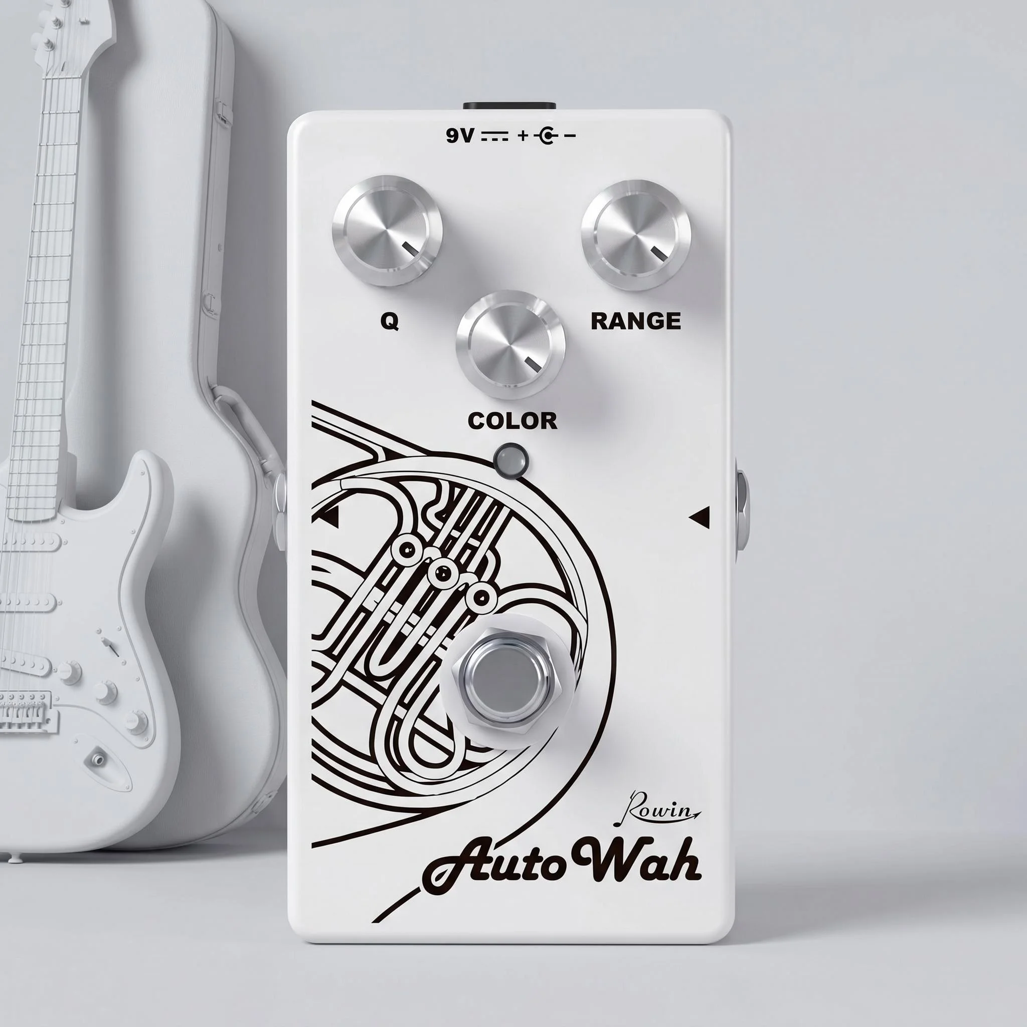 Pedal de guitarra Rowin Auto Wah, efecto Funky Wah-Wah Q Envelope Filter para guitarra eléctrica y bajo