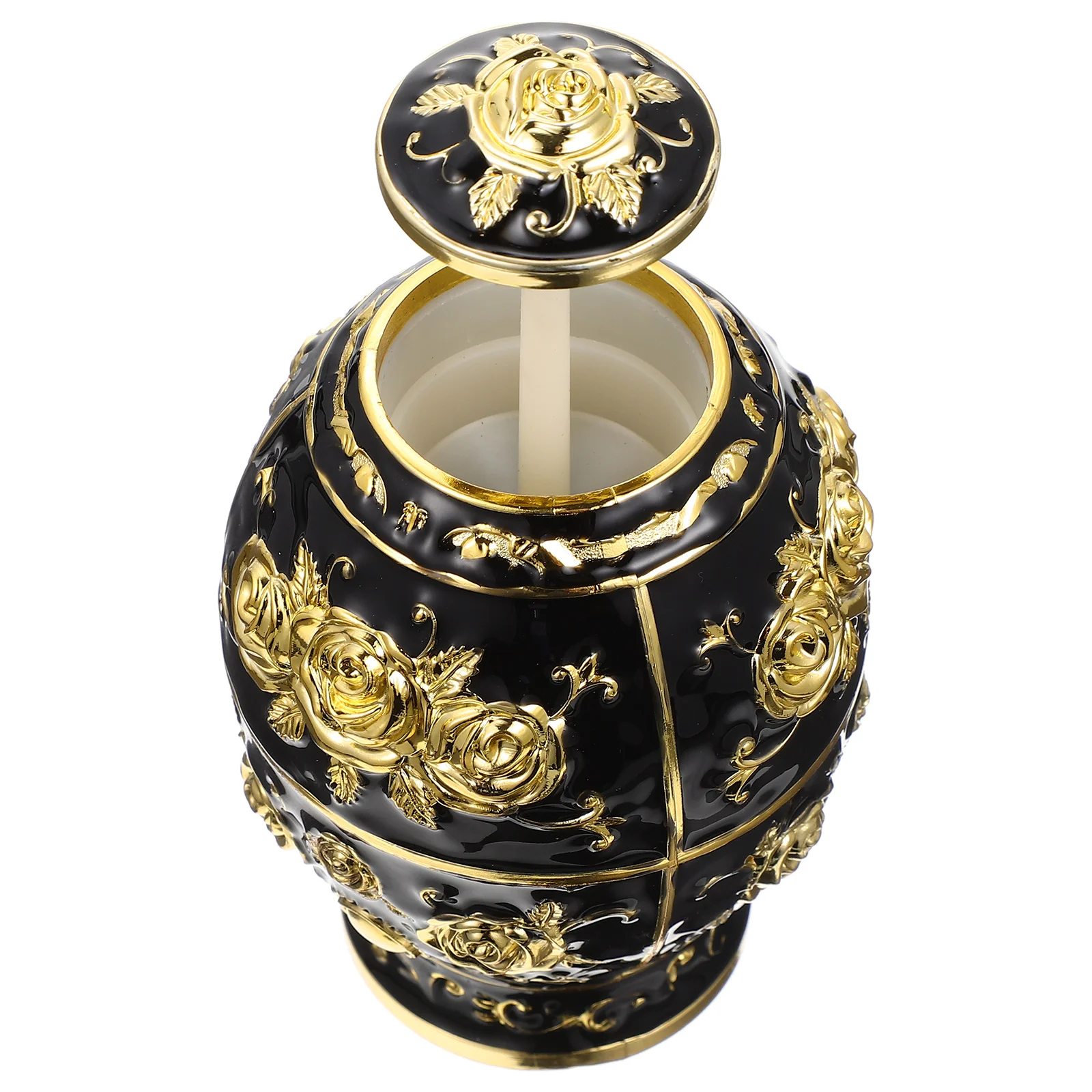 

Toothpick Box Pop-Up Design For Kitchen Cotton Swabs Storage Household Organizer Retro Style Toothpick Holder Dispenser