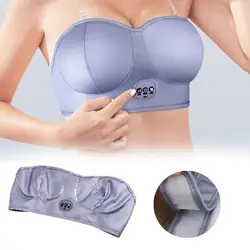 Electric Breast Massage Bra Wireless Breast Enhancement Instrument with Hot Compress Function for Breast Lift Enlarge V0V3