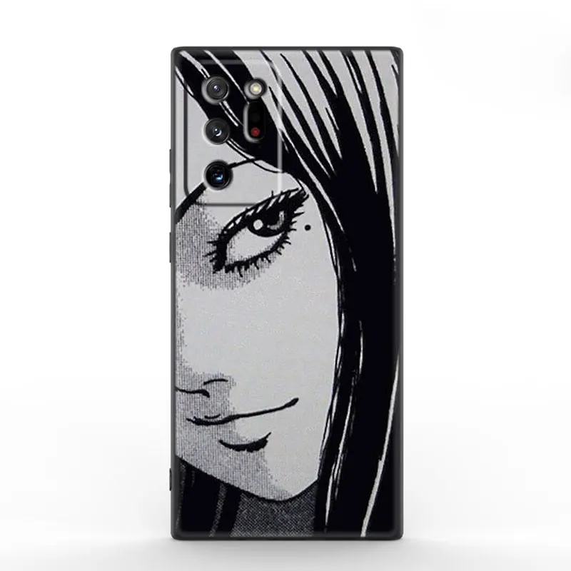 Junji Ito Tees Horror Case For Samsung Galaxy M53 M52 M51 M33 M32 M11 M12 M13 M21 M22 M23 M31S M30S Note 10 Lite Plus 20 Ultra