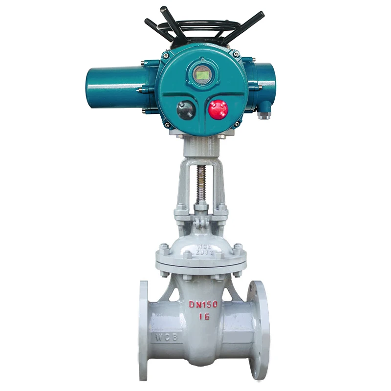 SONGO Gate Valve 8 Inch Stainless Steel Double Flange Multi Turn Electric Actuated Water Flow Control Motorized Gate Valve