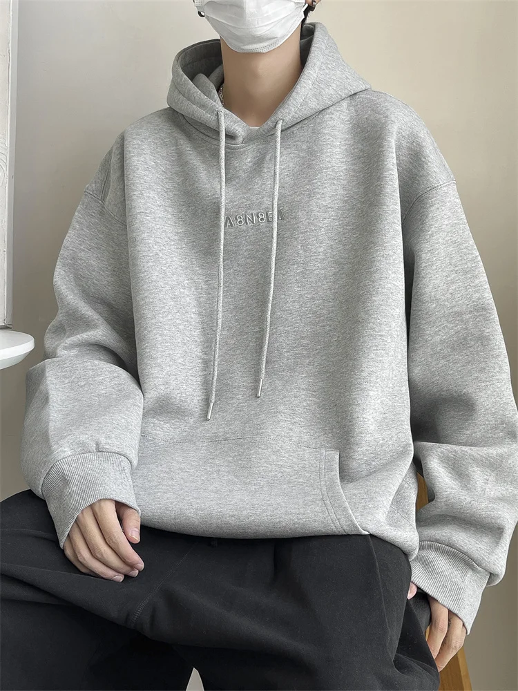 Mens With Hat Hoodies Winter Man Climbing Slim Breathable Silk Spring Advanced Multi-Zipper Fantastic Hipster White Bubble Woole