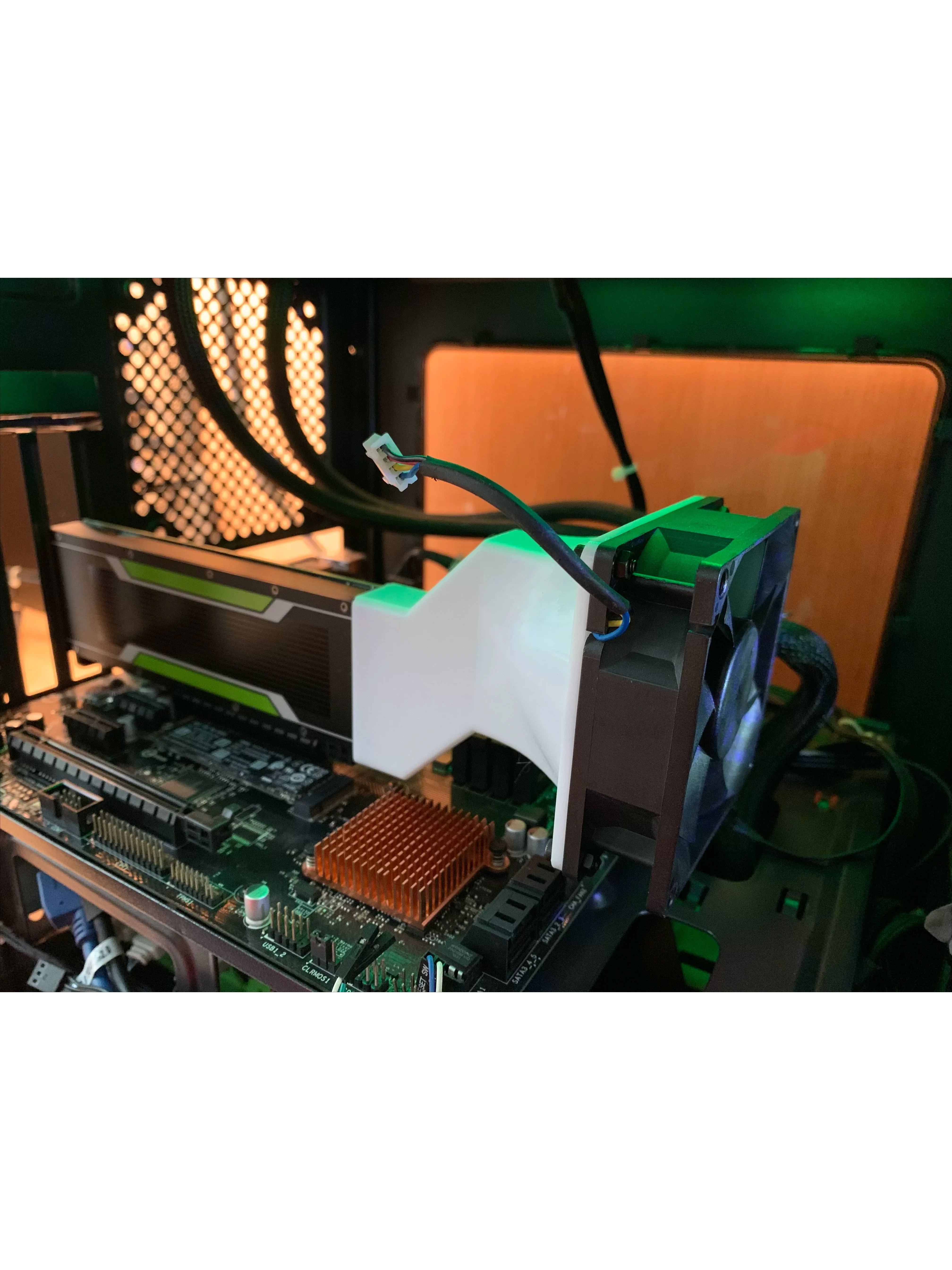 8CM Modified Cooling Fan for NVIDIA Tesla P4 M4 T4 GPU