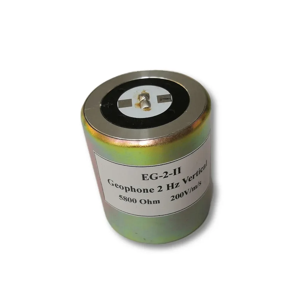 Low Frequency Geophone  2Hz Vertical EG-2-II , High sensitivity geophone , 200 V/m/s ,  Seismic Geophone 2 Hz