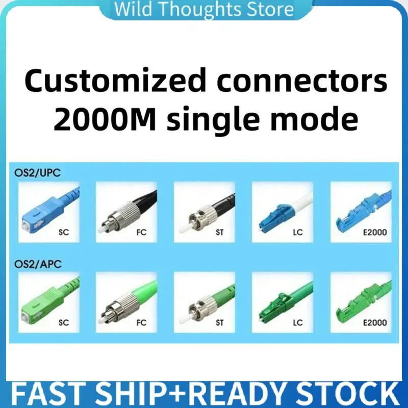 

SC/APC-SC/APC OTDR Launch Cable OTDR Optical Fiber Cable Test Extension Line OTDR Dead Zone Eliminator Single Mode-[Qahk]