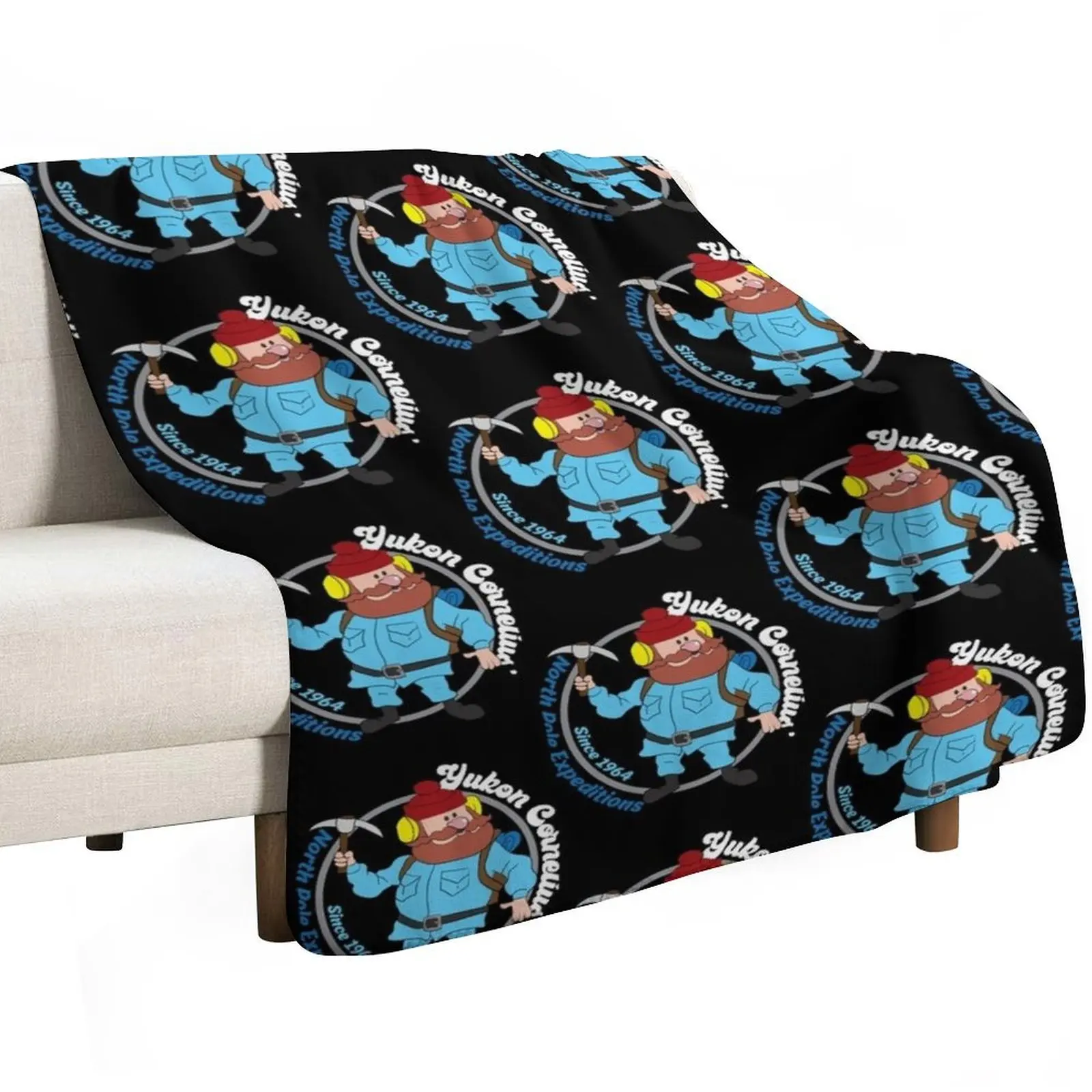 Yukon_s North Pole Expeditions Throw Blanket Travel Size Cozy Blanket for Plane Train