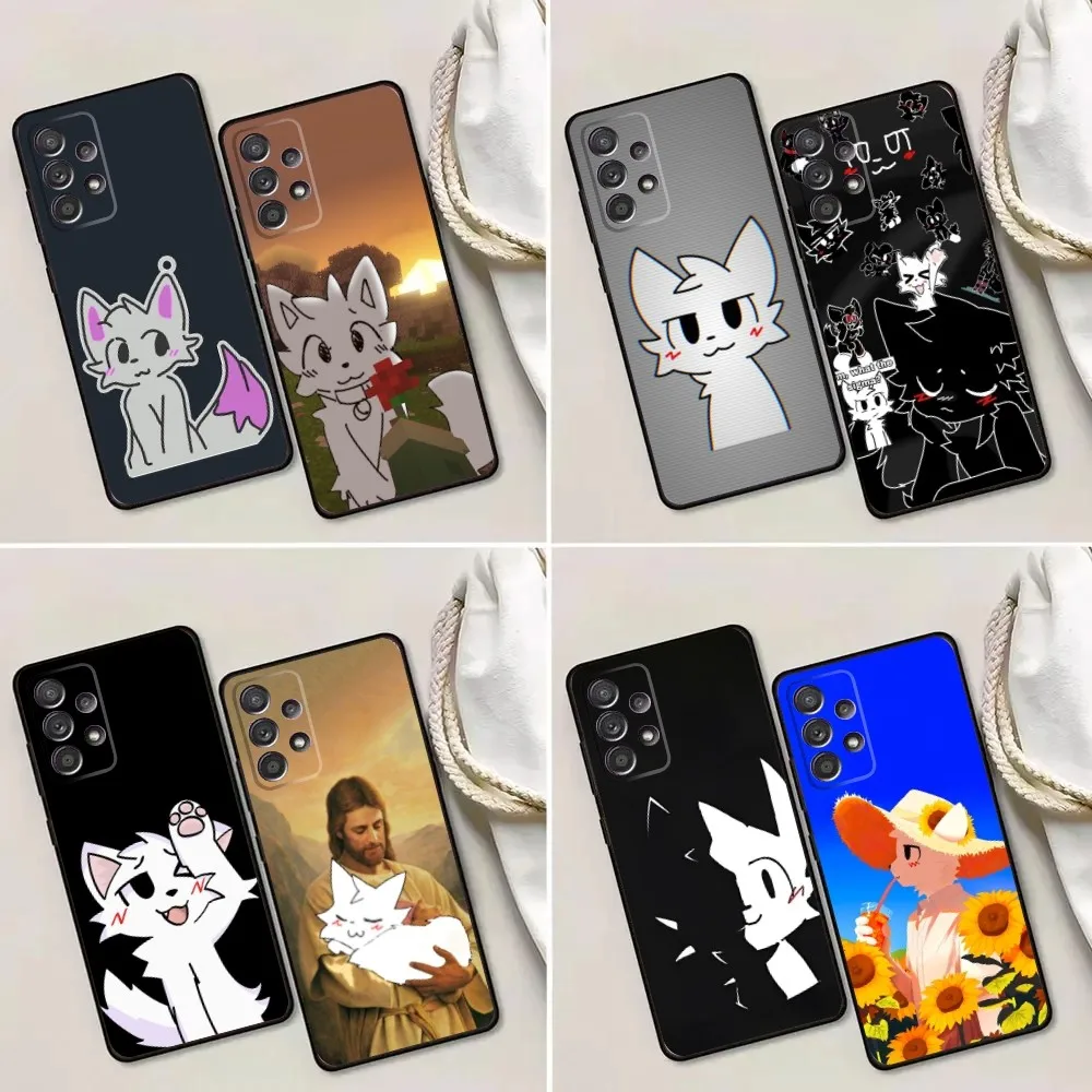 Cute Boykisser Phone Case For Samsung Galaxy A13,A21s,A22,A31,A32,A52,A53,A71,A80,A91 Soft Black Phone Cover