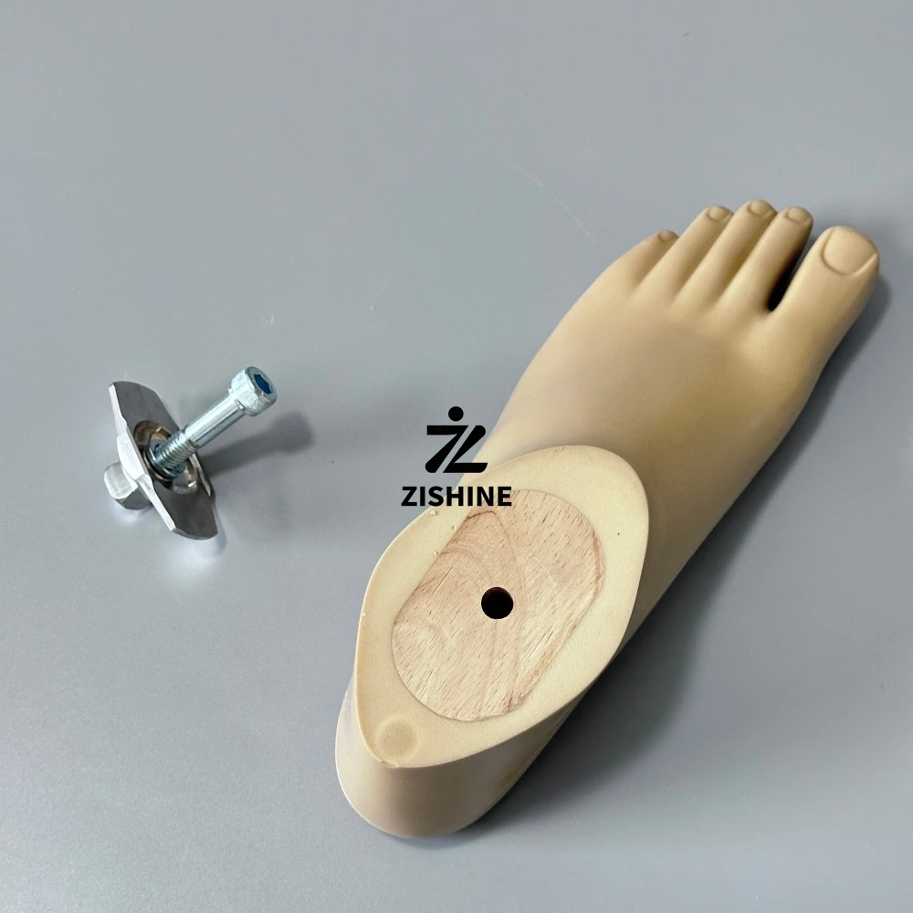 piede-protesico-sach-con-guscio-in-poliuretano-e-nucleo-in-legno-set-adattatore-per-articolazione-della-caviglia-in-acciaio-inox-protesi-da-22cm-a-29cm