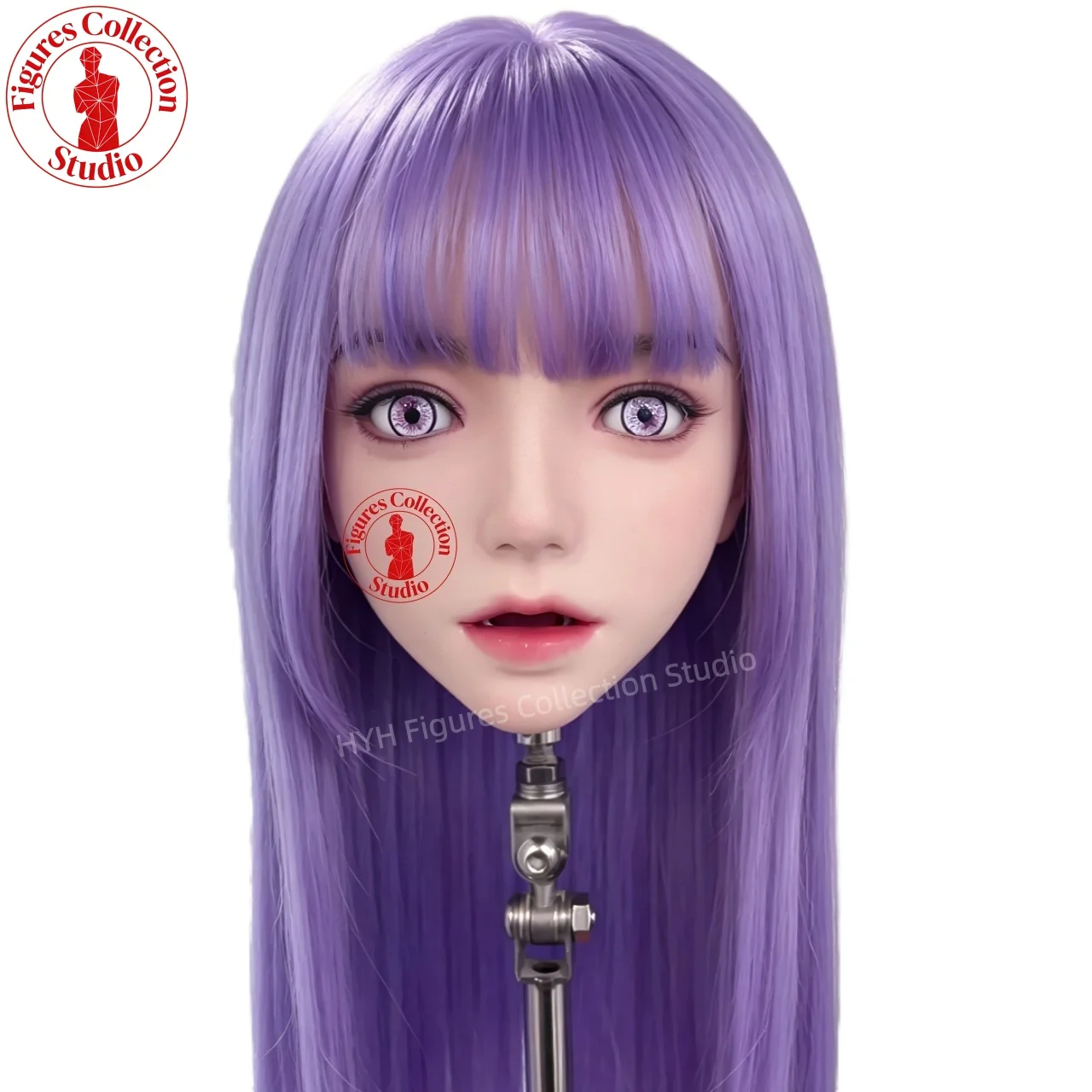 

Artisan Makeup Head HYH-SHB-TS-0045 Life-Size, M16 Interface, Ultra-Realistic for Hairstyle, Jewelry, Photography