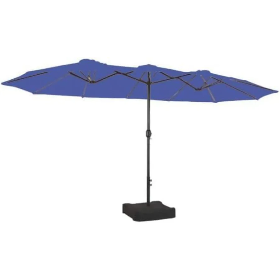 

Custom Fit Replacement Canopy Top Cover for 15ft Umbrella with Classic Blue True Navy Color Designed for Outdoor Patio Use Dura