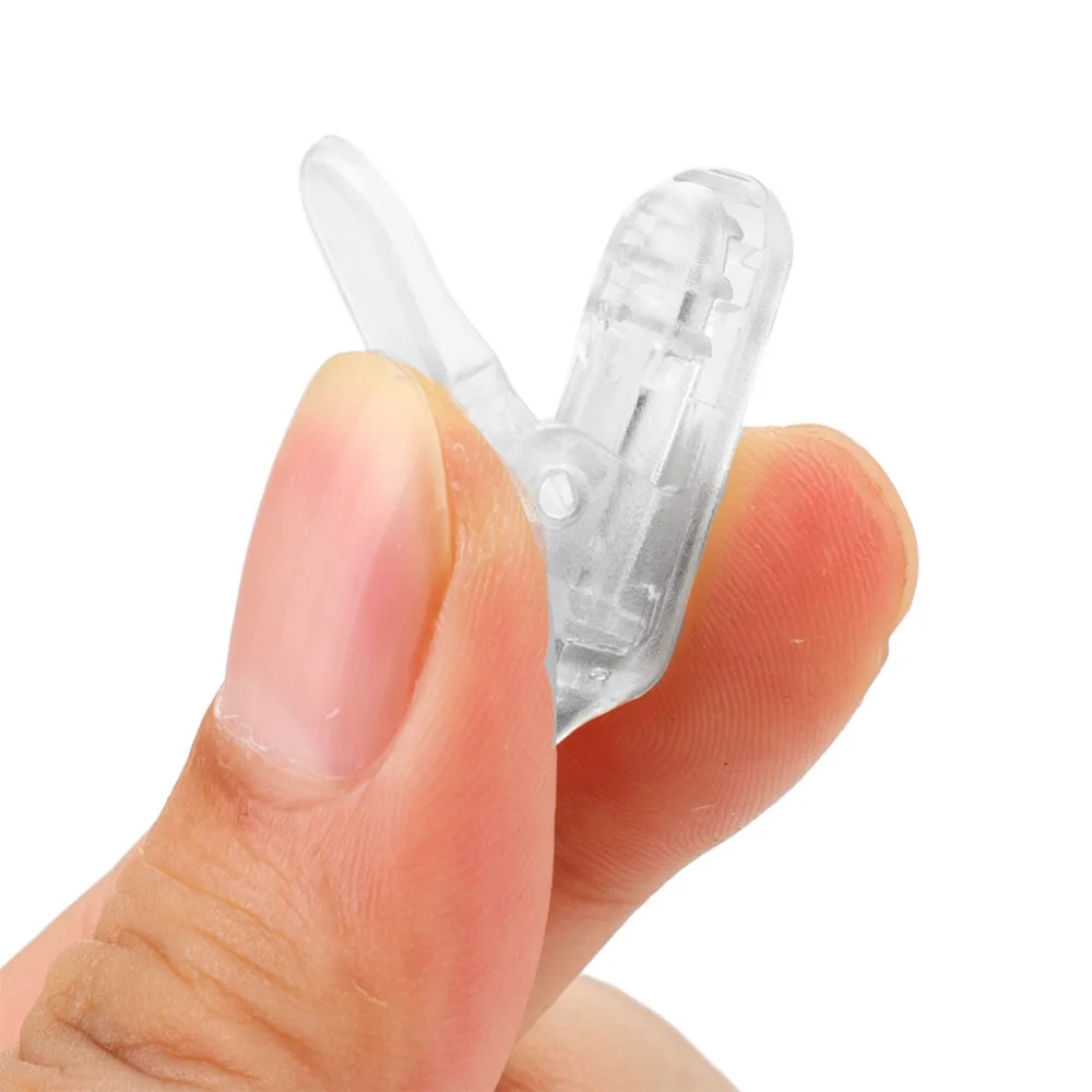 20 Pcs/Set Durable Plastic Tent Clip Hook Heavy Duty Transparent Awning Wind Rope Clamp Tarp Clips Outdoor Camping view 3
