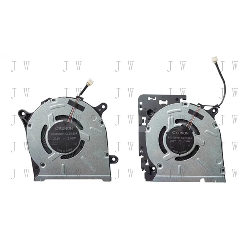 DDW  New for HP TPN-Q286 15-FD N44110－001 N44109-001 FAN  Independent graphics card