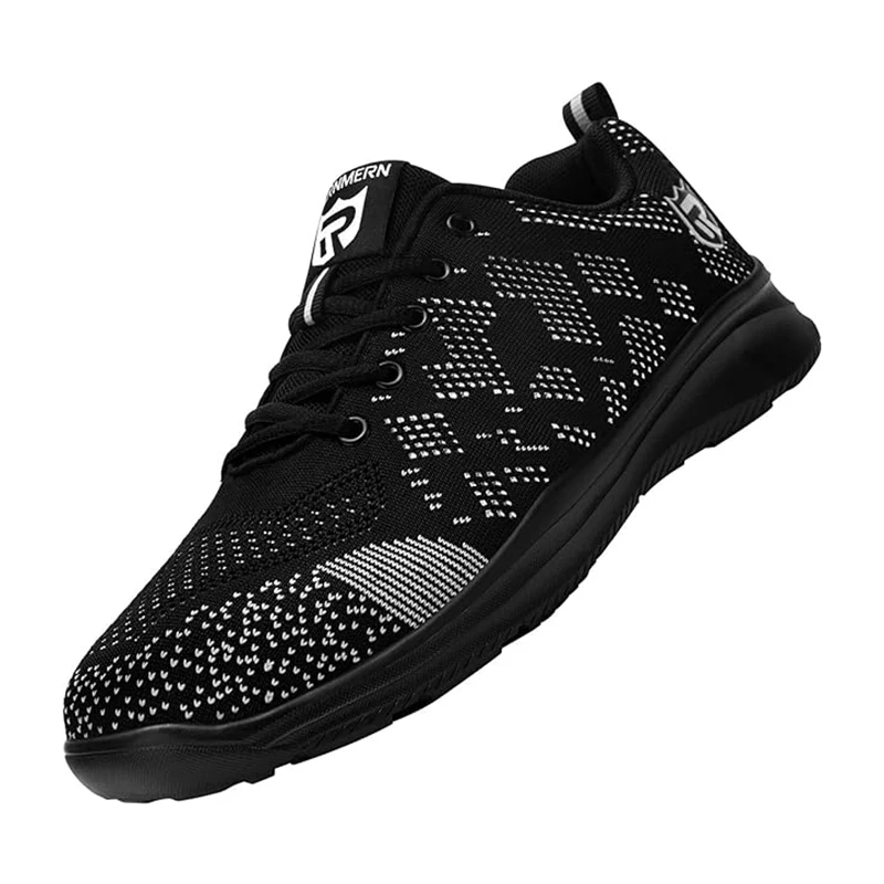 

Мужская защитная обувь LARNMERN, размер 45 и 47, устойчивая к проколам рабочая обувь со стальным носком, противоскользящие кроссовки