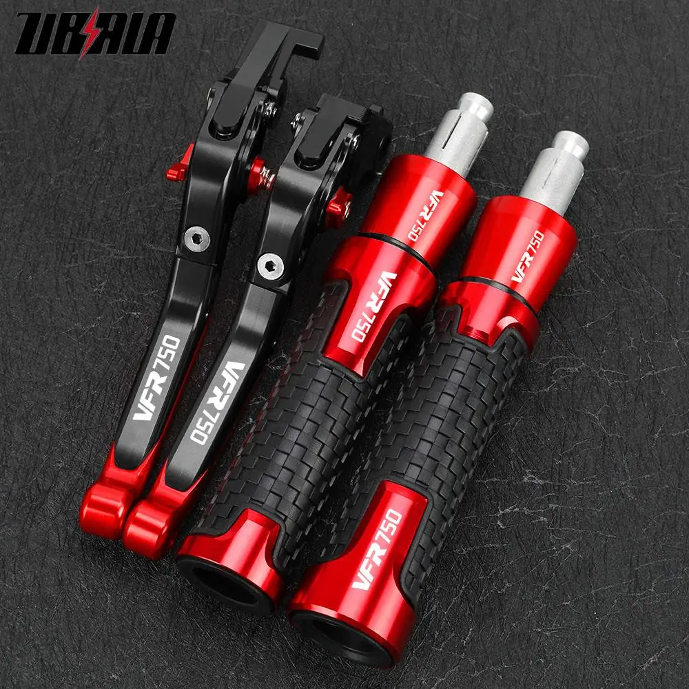 

Motorcycle For Honda VFR750F VFR750R 1986-1998 VFR750 F R SABRE F2 Brake Clutch Levers Handlebar Handle Grips Ends Caps Slider