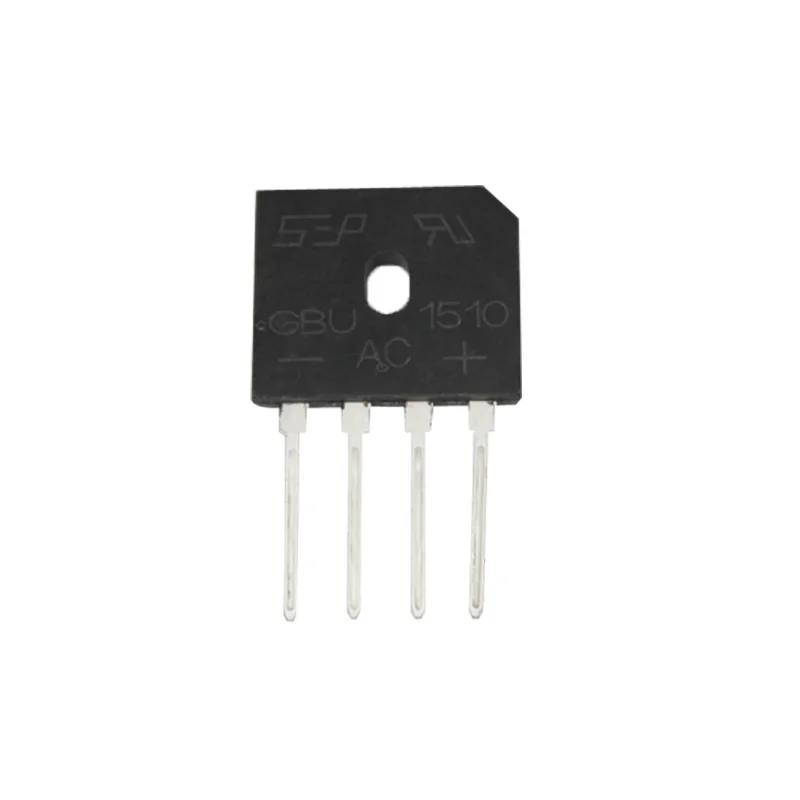 5PCS GBU1510 Diode Bridge Rectifier Glass Passivated 15Amp 1000 Volt Electronic Component