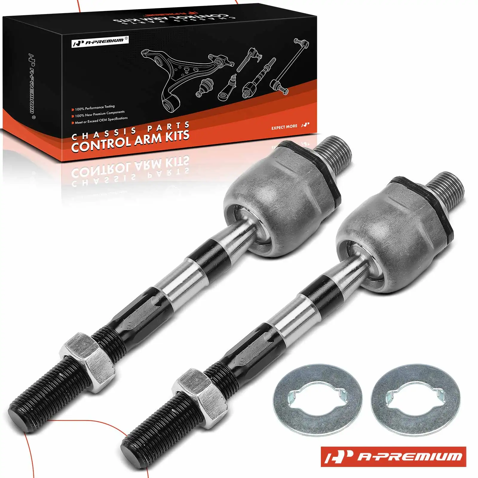 A-Premium 2x Front Left & Right Inner Tie Rod End for Kia Sportage 2011-2016 Hyundai Tucson 2010-2017