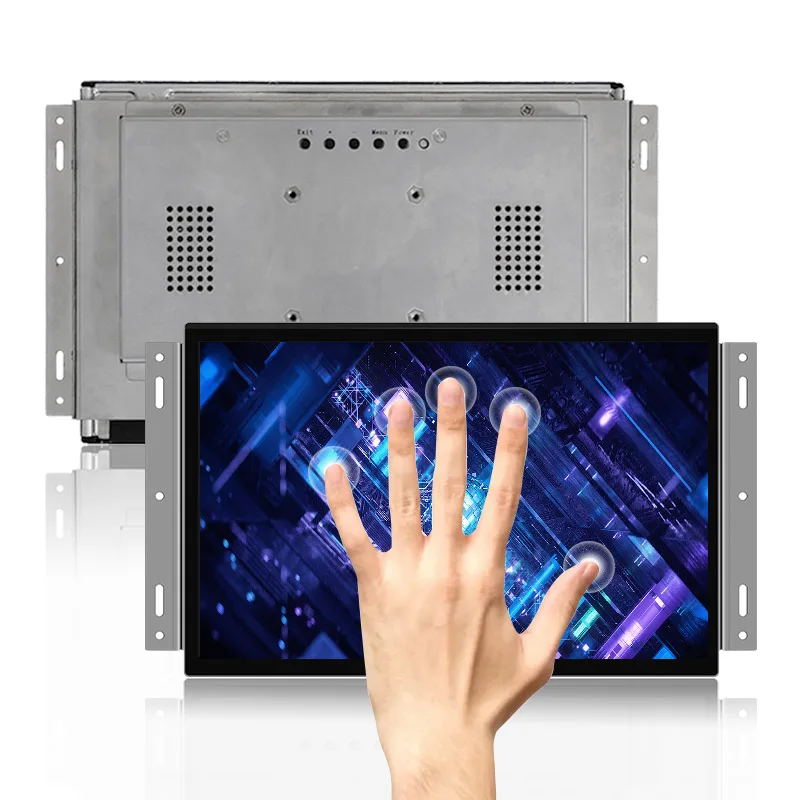 

10.1 Inch Self Service Payment Ordering Kiosk Vga Led Backlight Open Frame Lcd Monitor Industrial Touch Screen Monitor