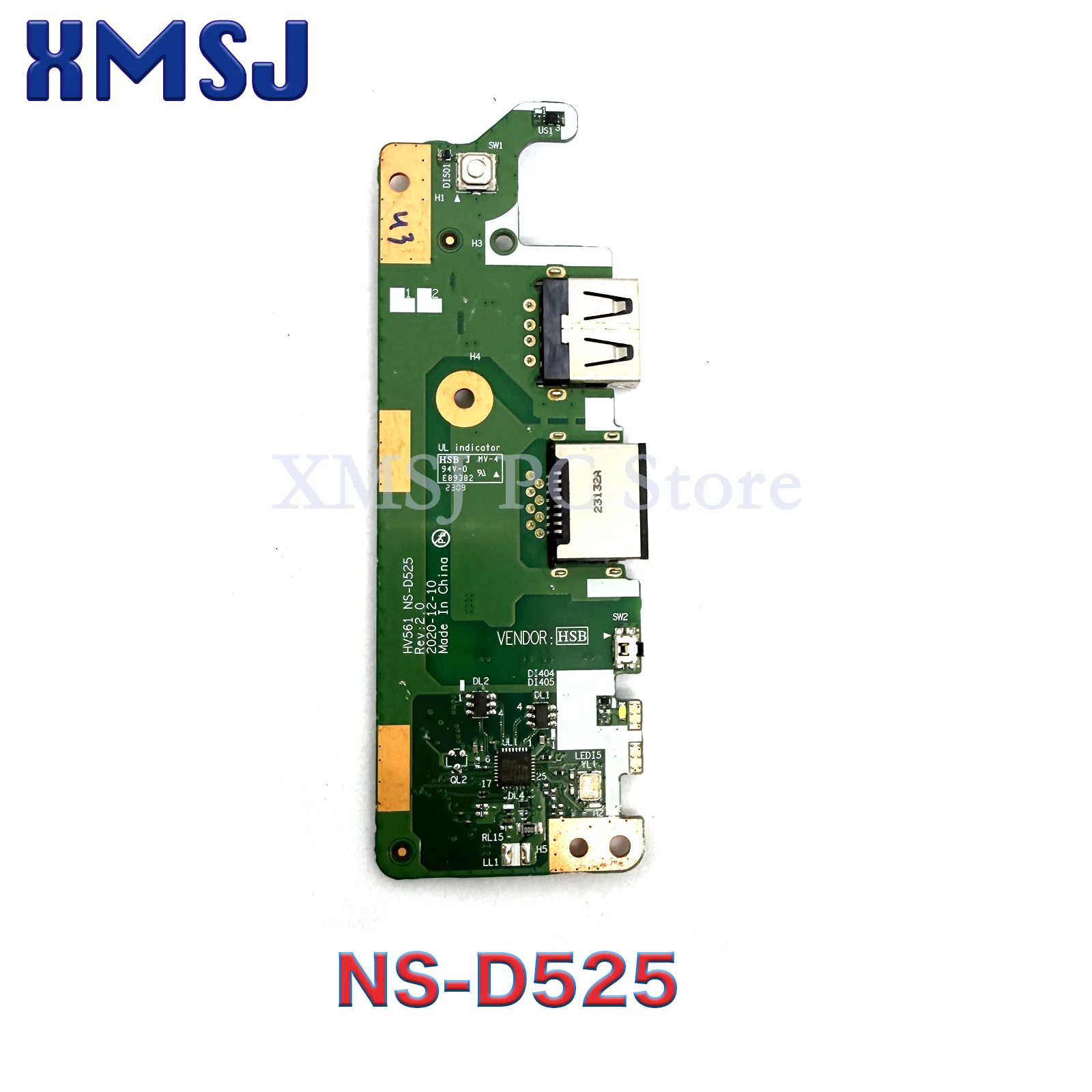 

For Lenovo V15 G2 ITL 82KB 82ME Power Botton USB Wlan Board 5C50S25178 5C50S25185 HV560 NS-D525