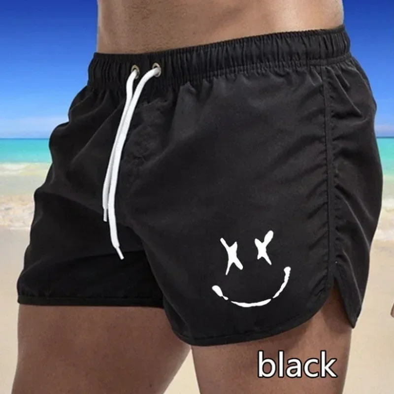 

Men's summer swim shorts Quick dry breathable drawstring surf and beach pants with pocket