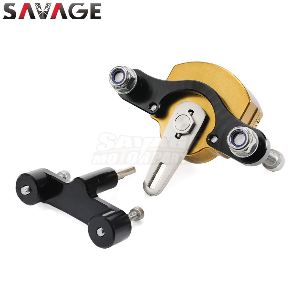 スズキ隼ステアリングダンパースタビライザー GSX1300R 2008-2020 オートバイリニアステアリングダンパースタビライザー逆安全