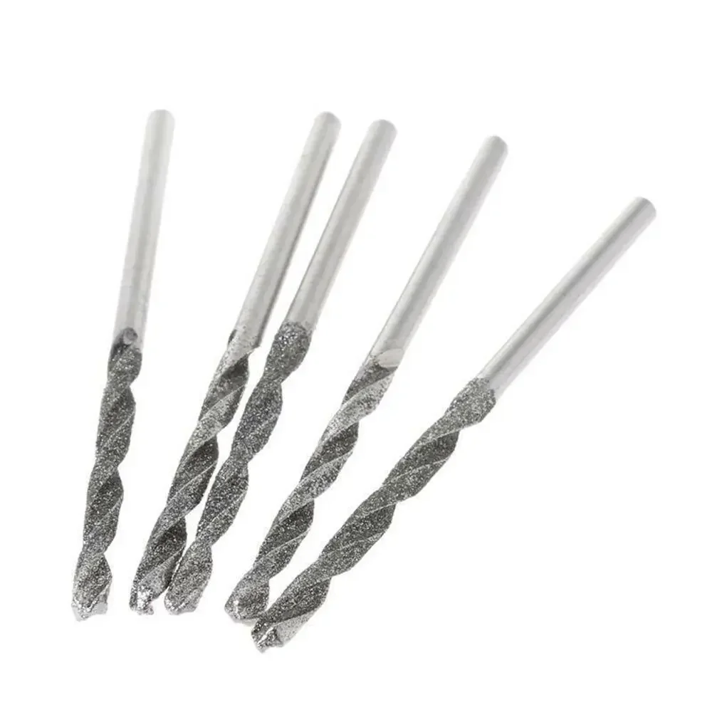 Brocas helicoidales con punta HSS, brocas sólidas recubiertas de diamante piezas, 0,8mm, 1mm, 1,2mm, 1,5mm, 1,8mm, 2mm, 2,5mm, 3mm, 3,5mm, 4mm, 10 unidades