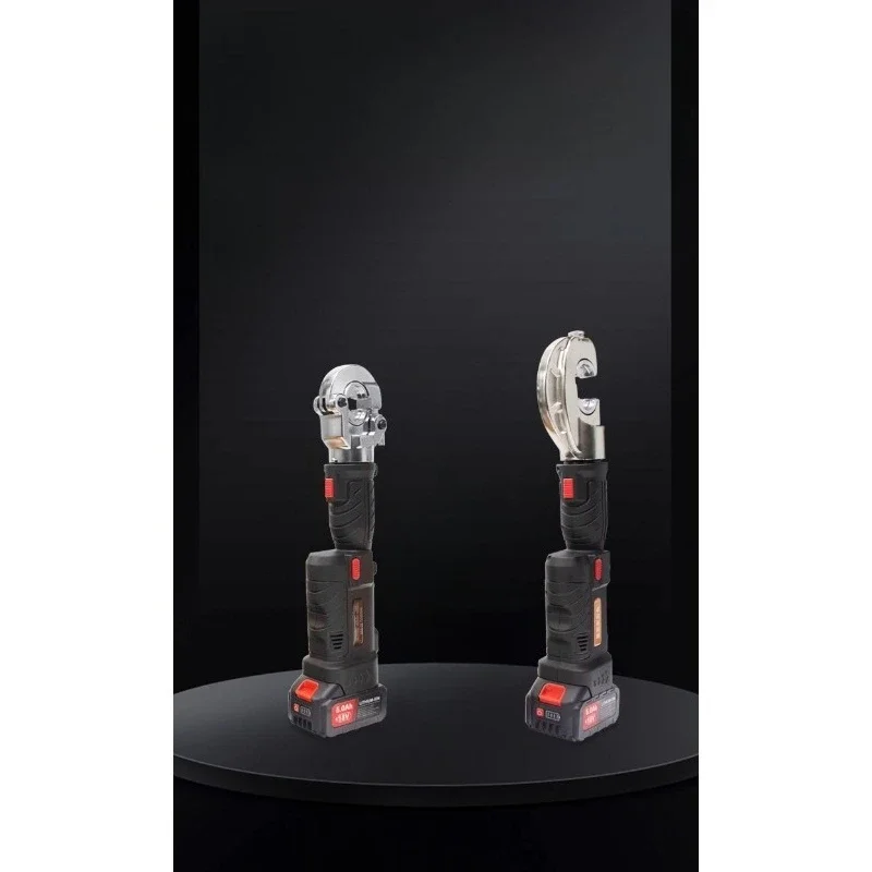 ES-300 كماشة تجعيد صغيرة مستقيمة الساق 2 في 1 مكشكش هيدروليكي كهربائي وقاطع أسلاك مع بطارية ليثيوم