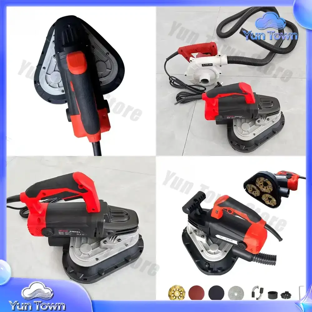 Multi-function Hand-held Three-head Angle Grinder for Industrial-grade High Quality Grinder for DIY Power Tools Angle Grinder