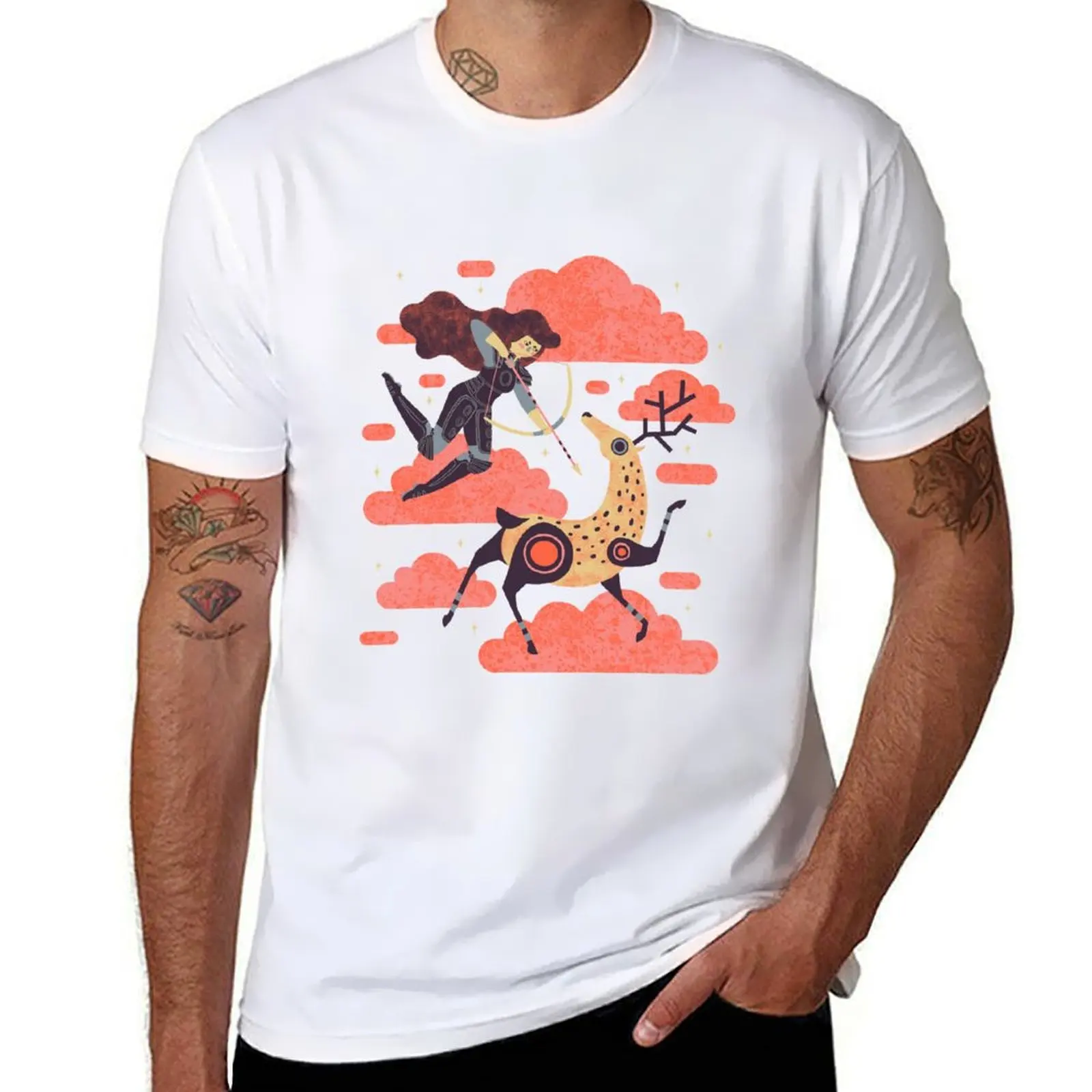 

The Huntress T-Shirt t shirts for man slim fit anime tshirt funny t shirts cotton T-shirt