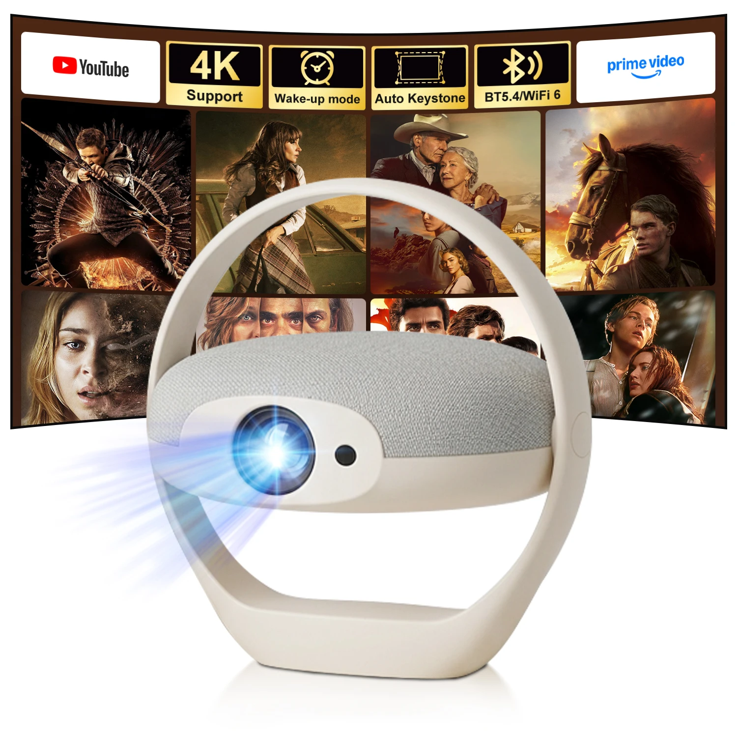 Retro Gaming Projector - Salange N21 Smart Projektor Android 14,