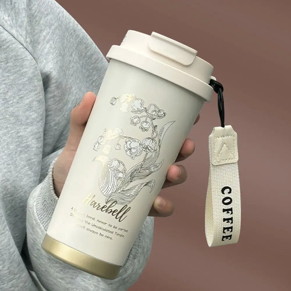 SUS316 الفولاذ المقاوم للصدأ فنجان القهوة العزل أو التبريد يحافظ على كوبًا معزولًا ساخنًا وباردًا عالي السعة 500 مللي كوبًا مفرغًا