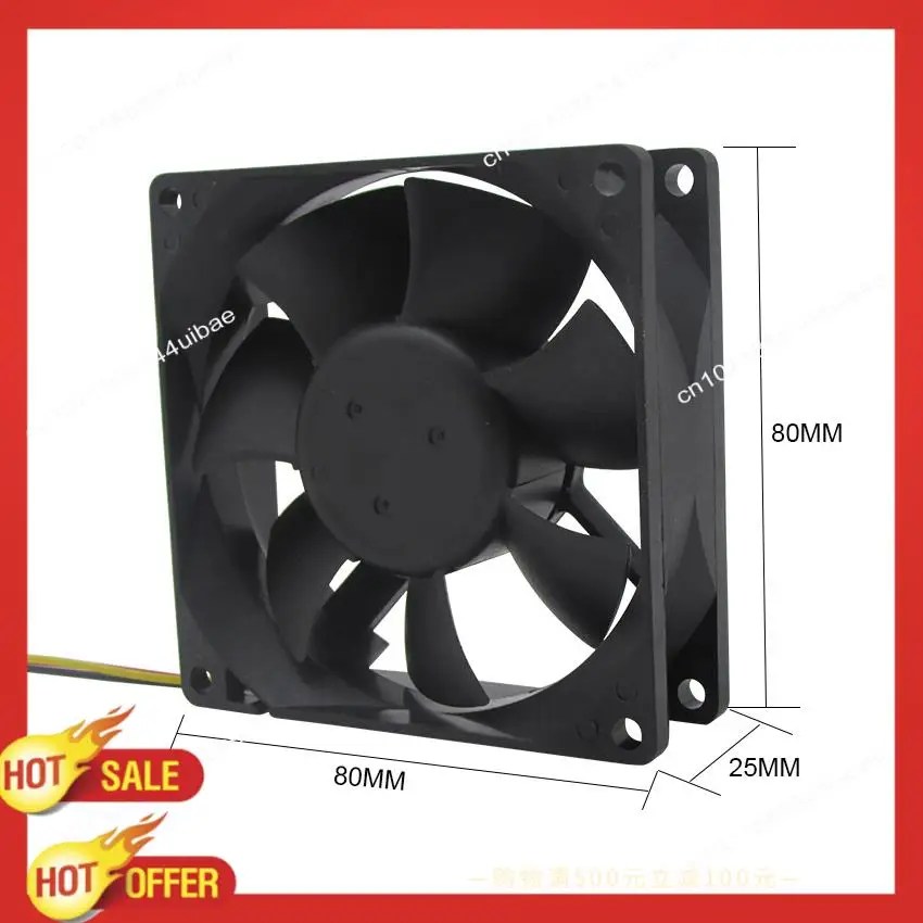 B47C 24 V 80 mm 8 cm Lüfter 80 x 80 x 25 mm 8025 PC Computer Gehäuselüfter DIY Router GPU CPU Lüfter
