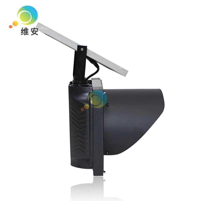 Yellow Solar Powered 200mm Road Construction Warning Signal Light Flashing Traffic Safety Light for Highways