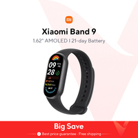 Global Version Xiaomi Smart Band 9 1.62‘’ AMOLED Display 21 Days Battery Life Supports 150+ Sports Modes 5ATM Bluetooth 5.4