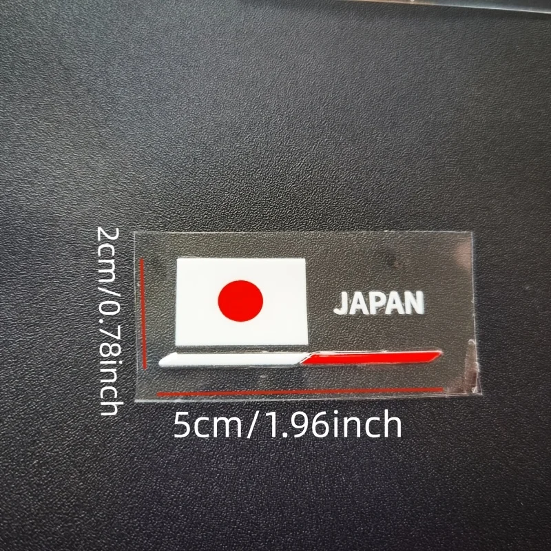 ALLENG 3Pcs/Set Car Stickers, Waterproof Vinyl Decals, National Pride Decor Stickers for Steering Wheel, Window & Bumper