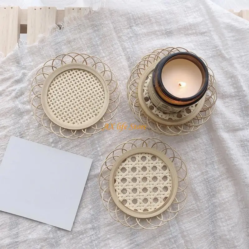 

J2HA японский стиль ручной работы в ручной работы коврики бамбук без скольжения бамбуковые материалы для материала Plate