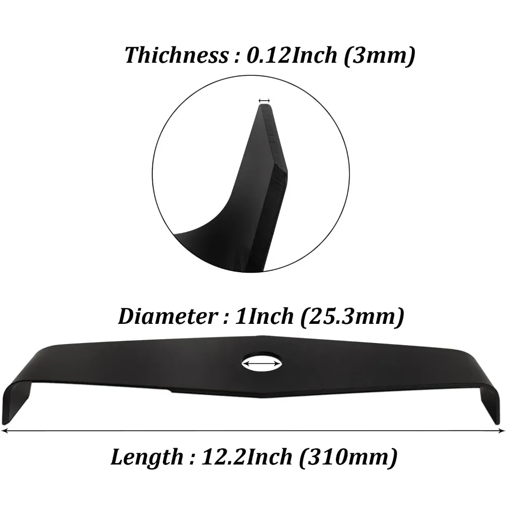 2 Tooth 2T Universal Thicken Trimmer Blade Knife for strimmer Brushcutter Replace