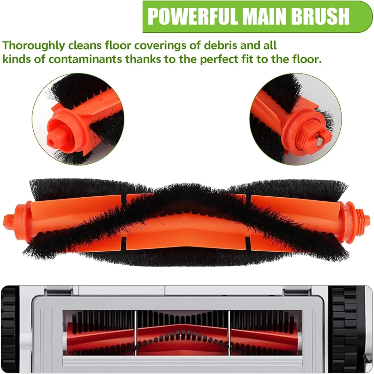 ABKR لشاومي روبوت فراغ E10 E12 B112 فراغ الملحقات الرئيسية الجانب فرشاة فلتر HEPA المرشحات الأساسية استبدال أجزاء