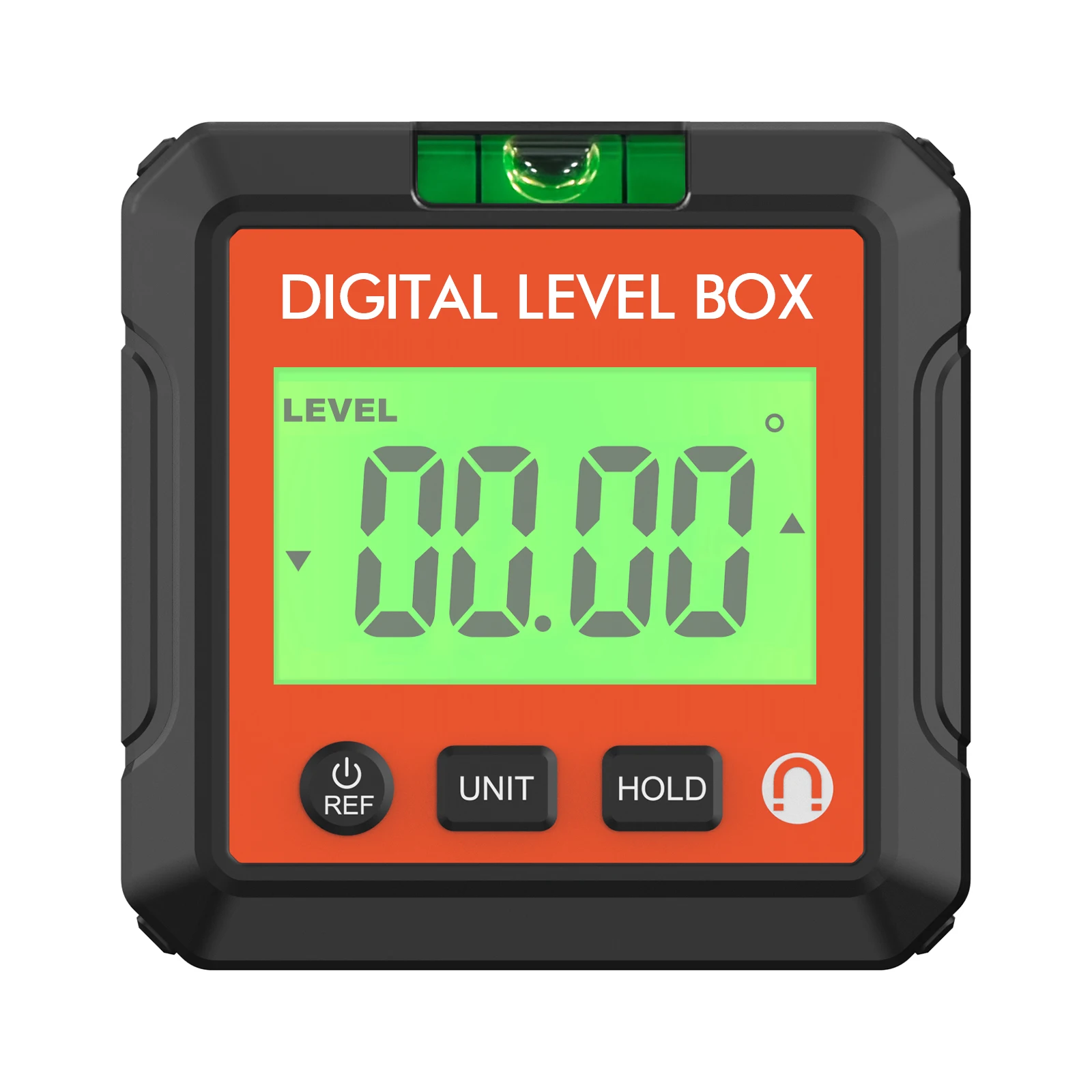 Digital Electronic Level and Angle Gauge, Angle Finder Level, Magnetic Base, LCD Display Backlight for Woodworking, Building