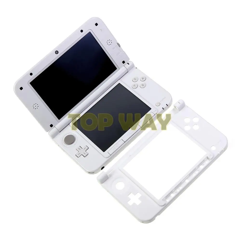 1PC White Black For 3DSXL Bottom Middle Frame Middle Housing Shell Cover Case Replacement For 3DS XL 3DS LL