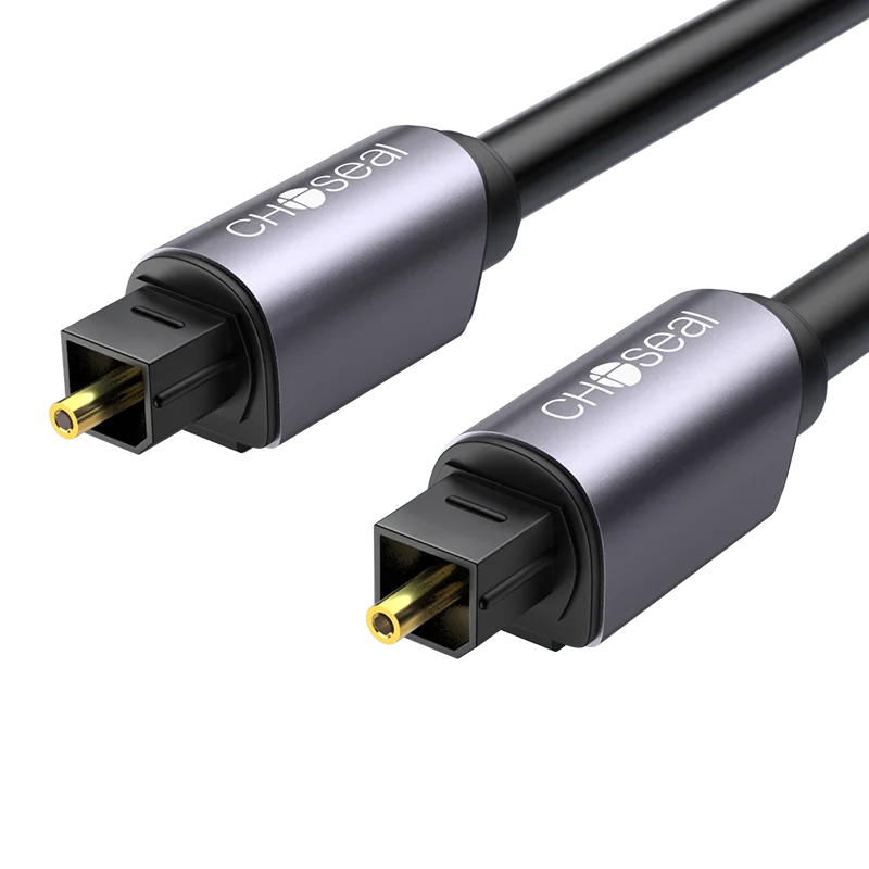 Câble audio optique numérique CHOSEAL Toslink SPDIF en fibre pour TV, projecteur DVD, amplificateur, système de son Home Cinéma