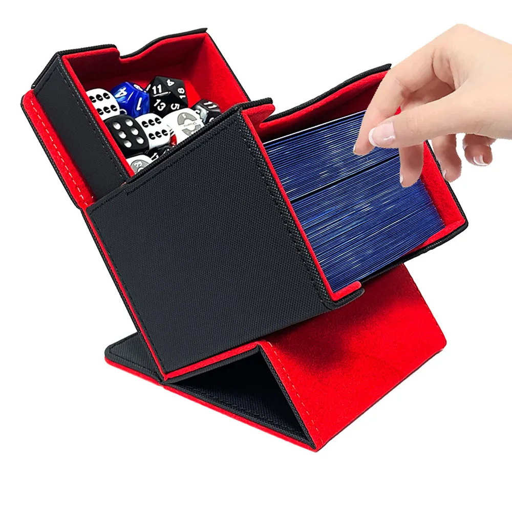 1pc Board Game Portable Magnetic Suction Cover Box, Drawer Storage Box, Board Game Competition Special Premium Card Box