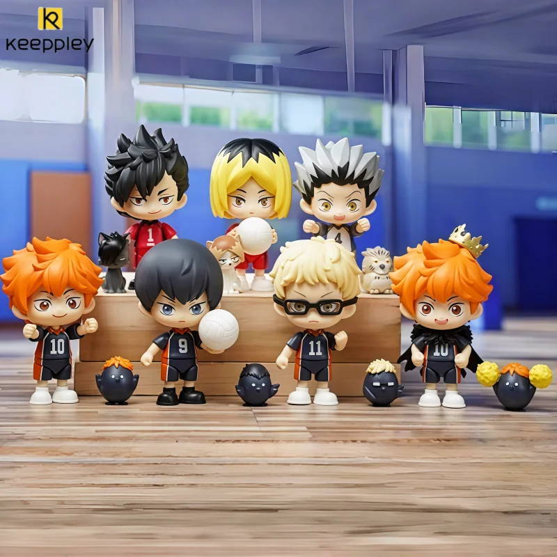 

Keeppley строительные блоки Haikyuu кукла на молнии детские игрушки Хината Шойо аниме сборная модель мини настольные украшения подарки
