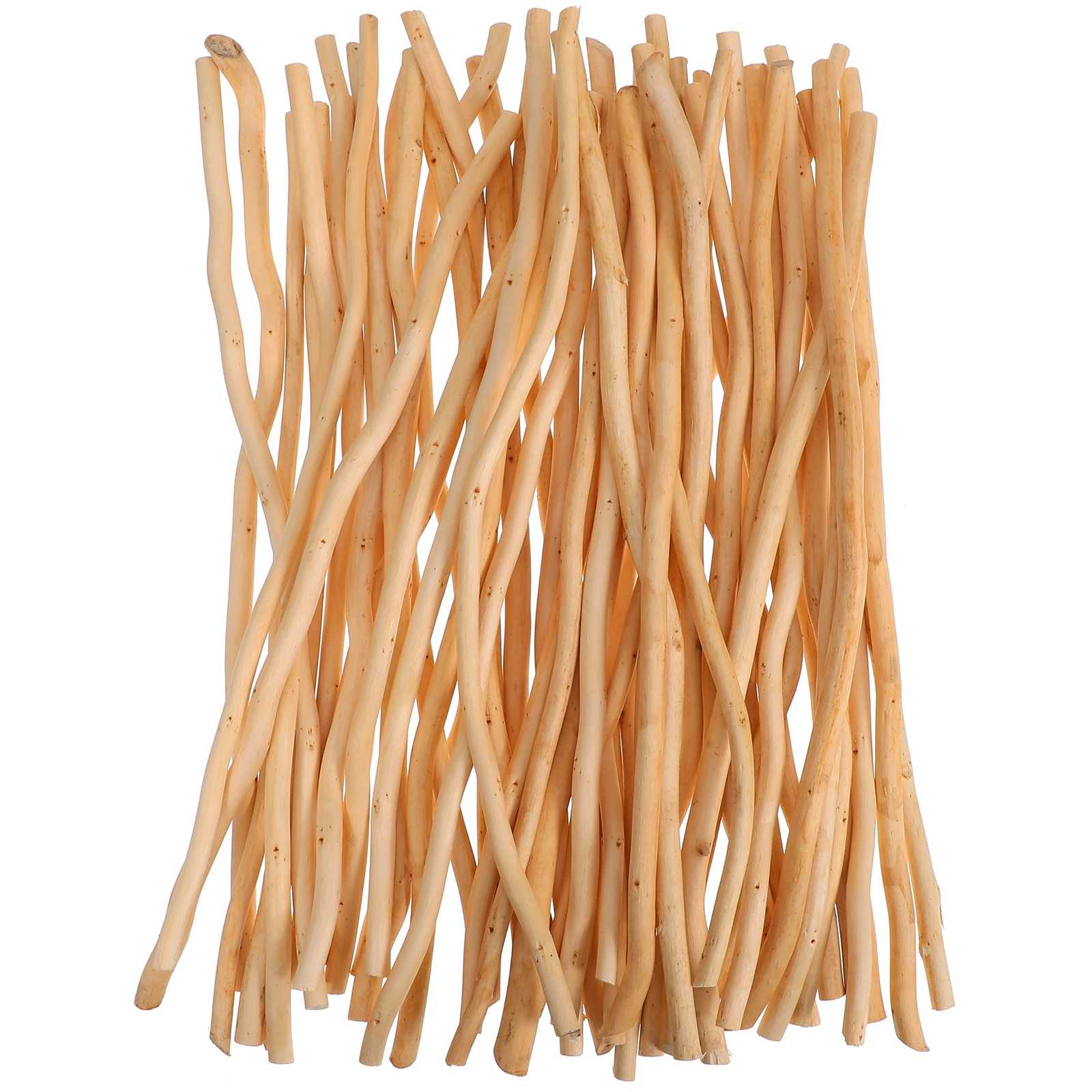 

50Pcs Natural Wood Sticks Exquisite Workmanship for Crafts Making DIY Supplies Wooden Photo Props Wood Sticks Crafts for DIY