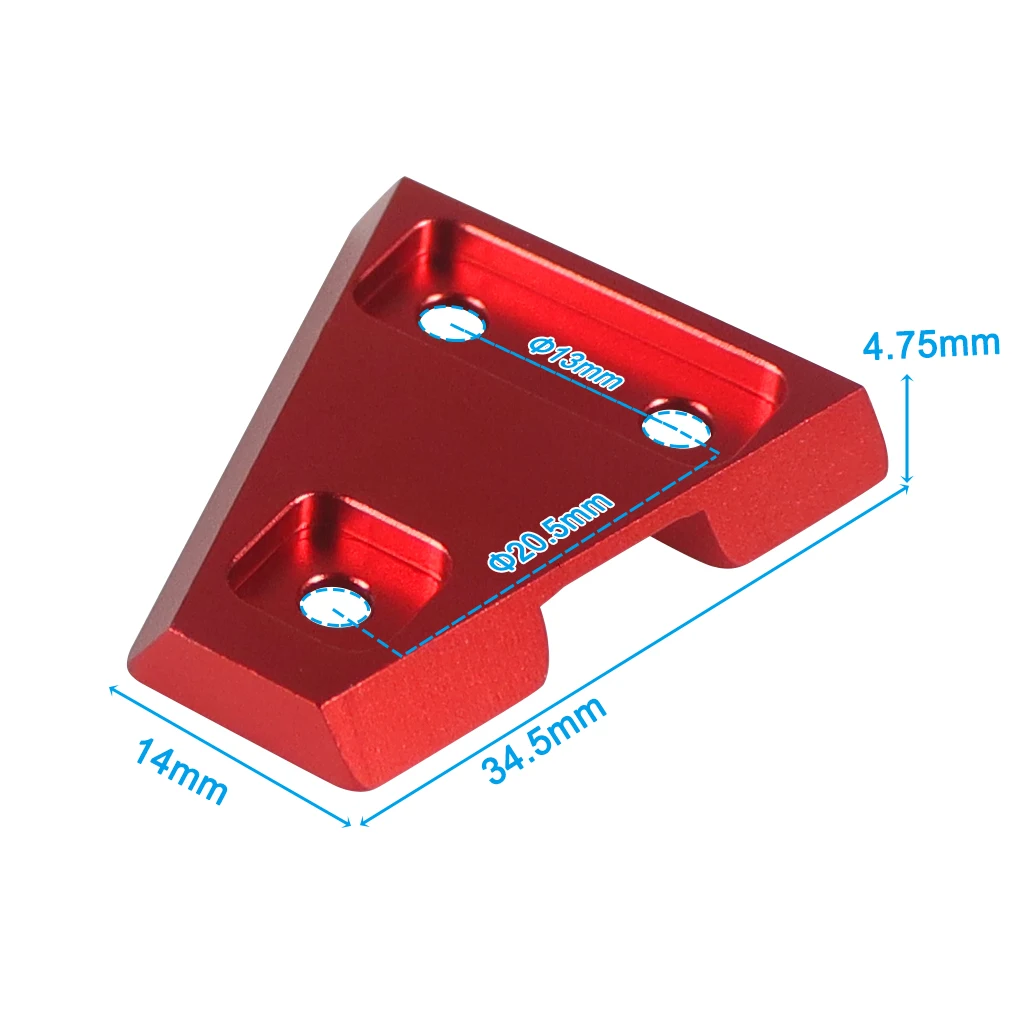 FEICHAO-Conector de cuña de Metal y plástico para cámara DSLR, adaptador de placa de montaje de batería v-lock, montaje en V