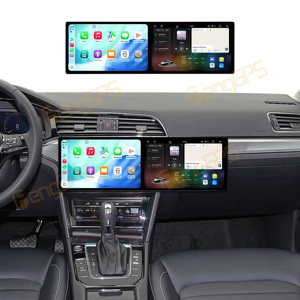 Android 15 Multimedia Player Dual 10.1 Inch Screen Car Radio For Volkswagen Lamando 2014-2021 CarPlay GPS Navigation Stereo Host view 5