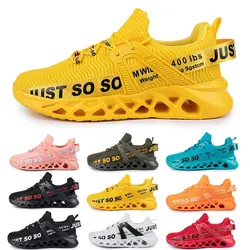 Just So So Shoes Outdoor Women Men Sneakers Lightweight Breathable Blade Running Shoes Marathon Athletic Shoes Mesh EU36-48
