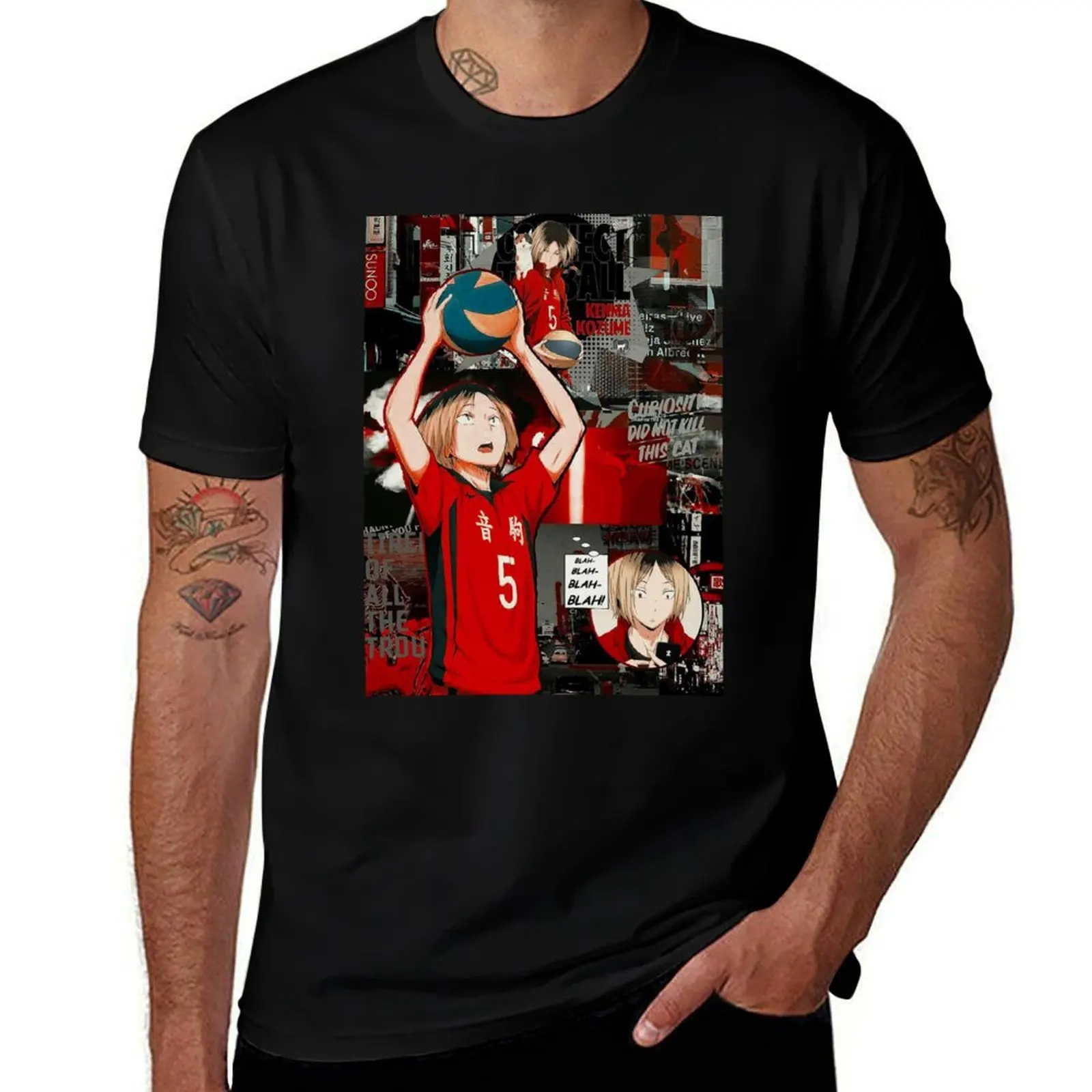 Kenma Kozume T-Shirt Trendy Pattern for Men T-Shirt