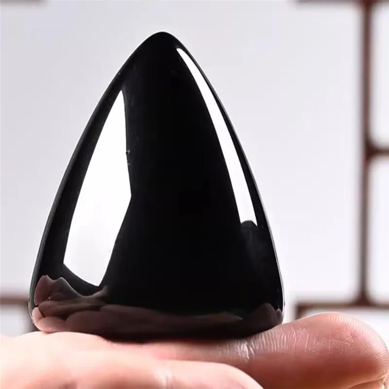 

5cm natural obsidian arrowhead 1pc