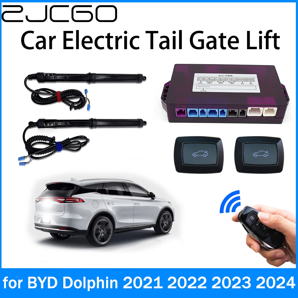 

ZJCGO Car Power Trunk Electric Suction Tailgate Intelligent Tail Gate Lift Strut for BYD Dolphin 2021 2022 2023 2024