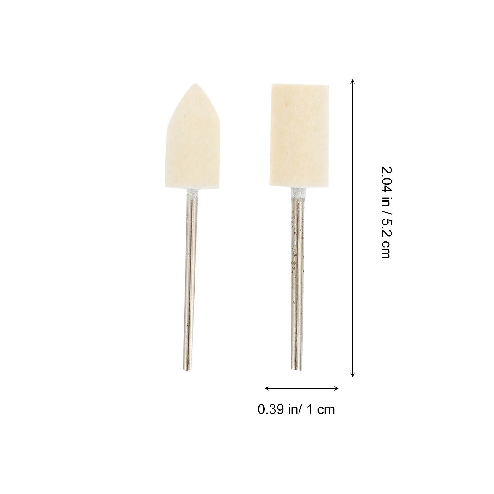 

12Pcs Wool Nail Drill Bits Nail File Bit Set for Pedicure Polishing Grinding Shaping Acrylic Gel Nails